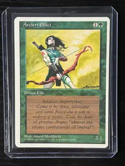 Magic MTG Italian Revised Elvish Archers Artist Proof Near Mint - Only 50 Exist! - Image 3