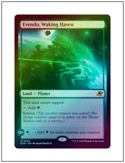 1x Evendo, Waking Haven, Foil, Magic the Gathering MTG NM - Image 1