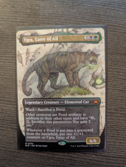 Ygra, Eater of All (Borderless), Bloomburrow, LP - Image 1