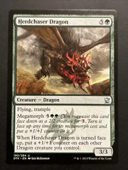 Herdchaser Dragon - Dragons of Tarkir #190/264 MTG TCG Magic The Gathering NM - Image 1