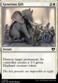 Generous Gift Commander Masters CMM 26 MTG Regular - Image 2
