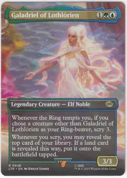 MTG Galadriel of Lothlorien (Borderless) LotR: Tales of Middle-Earth Pack Fresh - Image 1