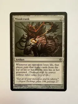 Mindcrank - Magic the Gathering New Phyrexia Lightly Played - Image 1