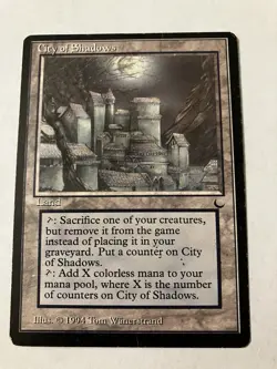 City of Shadows Magic The Gathering MTG The Dark - Image 1