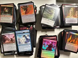 8lbs Of Bulk Magic The Gathering Uncommon/Commons/Lands/Tokens/Foils/Non-Foils - Image 1