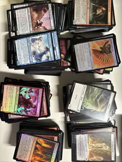 8lbs Of Bulk Magic The Gathering Uncommon/Commons/Lands/Tokens/Foils/Non-Foils - Image 2