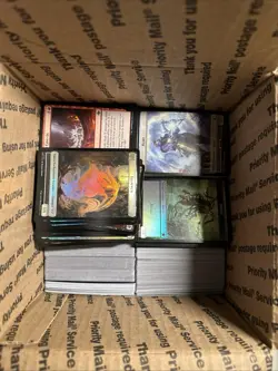 8lbs Of Bulk Magic The Gathering Uncommon/Commons/Lands/Tokens/Foils/Non-Foils - Image 3