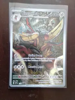 Kingambit SVP 130 Illustration Rare Black Star Promo Pokemon Card NM - Image 1