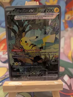 Pokemon Tcg Pocket Game Pikachu Ex Full Art Holo - Image 1
