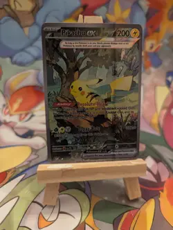 Pokemon Tcg Pocket Game Pikachu Ex Full Art Holo - Image 2