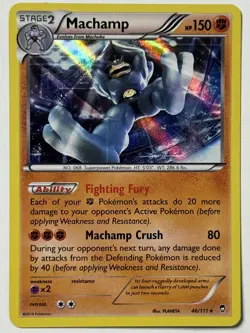 Pokemon - Machamp - 46/111 - Cosmos Holo Rare - Blister Exclusive - NM/M - Image 1