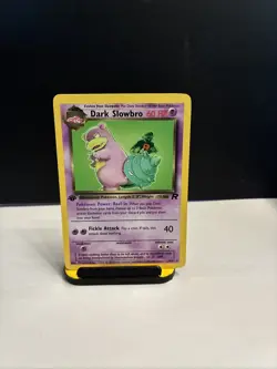 Dark Slowbro 29/82 Team Rocket Unlimited Non-Holo Rare Pokemon Card MP - Image 1