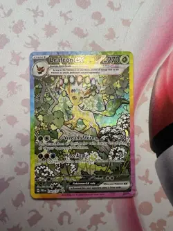 Leafeon ex 144/131 Prismatic Evolutions SIR ALT ART Rare Pokemon TCG 💎 MINT - Image 1