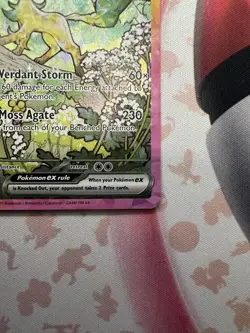 Leafeon ex 144/131 Prismatic Evolutions SIR ALT ART Rare Pokemon TCG 💎 MINT - Image 3