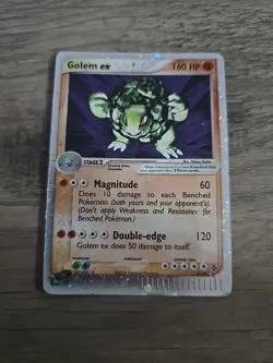 Pokemon TCG Golem ex 91/97 Holo Rare Ex Dragon DMG - Image 1