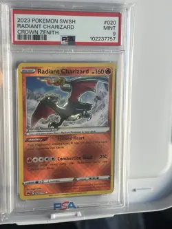 2023 Pokemon Swsh Radiant CHARIZARD Crown Zenith 🔥🔥🔥 PSA 9 - Image 3