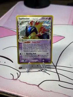 Typhlosion 12/101 EX Dragon Frontiers 2006 Holo Rare Delta Species Pokemon Card - Image 1