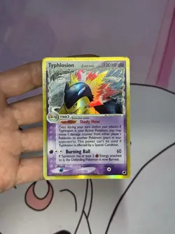 Typhlosion 12/101 EX Dragon Frontiers 2006 Holo Rare Delta Species Pokemon Card - Image 2