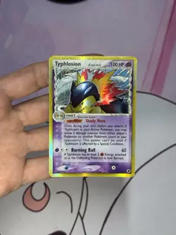 Typhlosion 12/101 EX Dragon Frontiers 2006 Holo Rare Delta Species Pokemon Card - Image 3