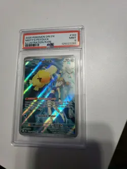 2025 POKEMON SV DESTINED RIVALS #193/182 MISTY'S PSYDUCK ILLUSTRATION RARE PSA 9 - Image 1