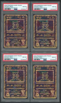 Lot of (15) 2000 Pokemon Game Promo Movie Ancient Mew PSA 8 NM-MT - Image 1