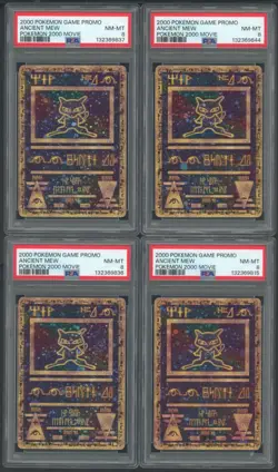 Lot of (15) 2000 Pokemon Game Promo Movie Ancient Mew PSA 8 NM-MT - Image 2
