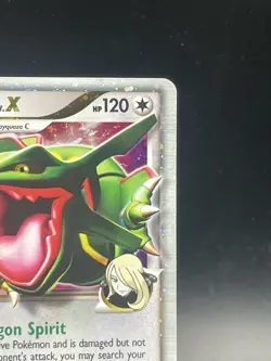 Pokemon TCG Rayquaza C LV x DP47 Black Star Promo Diamond & Pearl Holo LP - Image 4