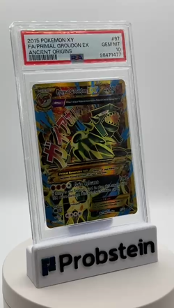 2015 Pokemon XY Ancient Origins #97 Primal Groudon Ex FA PSA 10 GEM MINT - Image 2