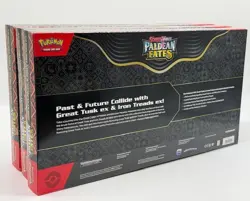 Lot (3) Pokemon Great Tusk ex & Iron Treads ex Premium Collection Boxes Sealed - Image 2