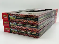 Lot (3) Pokemon Great Tusk ex & Iron Treads ex Premium Collection Boxes Sealed - Image 3