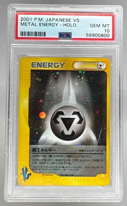 59900800 Metal Energy 2001 Japanese Pokemon VS Holo PSA 10 - Image 1
