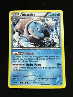 Blastoise #16/101 - Pokemon TCG - Plasma Blast Cosmos Holo - Rare - LP - Image 1