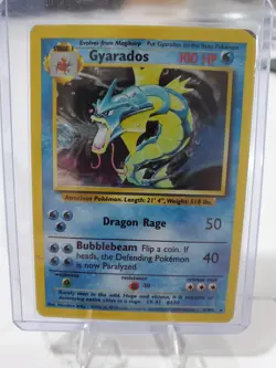 Gyarados 006/102 Base Set Holo HP Pokemon TCG - Image 1