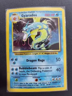 Gyarados 006/102 Base Set Holo HP Pokemon TCG - Image 3