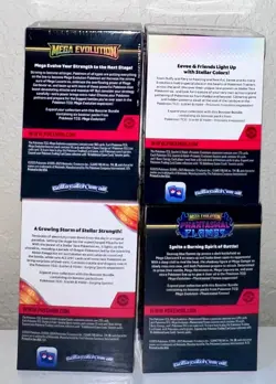 Pokemon Booster Bundle Lot Prismatic Evolutions, Surging, Phantasmal, Mega New - Image 3