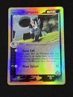 Mightyena #30/95 - Pokemon TCG- EX Team Magma vs. Team Aqua - Reverse Holo - NM - Image 1