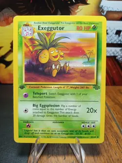 1999 Pokemon 1st Edition Jungle Exeggutor #35 VLP - Image 1