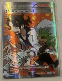 Professor Sycamore 114/114 XY Steam Siege Ultra Rare Full Art Pokemon TCG - Image 1
