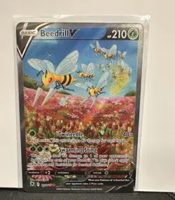 Beedrill V ⭐ 161/189 Holo Rare Ultra Astral Radiance 2022 Pokemon NM - Image 1