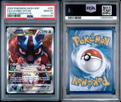 Pokemon TCG Lucario VSTAR #SWSH291 Black Star Promo PSA 10 - Image 3