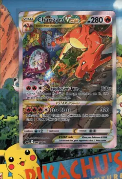 Pokemon TCG Charizard VSTAR SWSH262 Promo UPC LP - Image 1