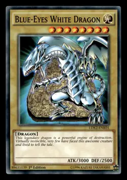 Blue-Eyes White Dragon LDK2-ENK01 Common Yu-Gi-Oh NM - Image 1