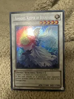 Armades, Keeper Of Boundaries JOTL-EN045 Secret Rare 1st Edition NM Yugioh - Image 1