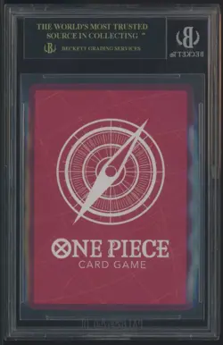 2025 BVB X ONE PIECE MATCH DAY PROMOS #003 MONKEY D. LUFFY BGS 10 BLACK LABEL - Image 2