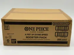 One Piece English OP11 A Fist Of Divine Speed Booster Pack Box Case Sealed - Image 1