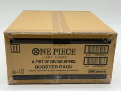 One Piece English OP11 A Fist Of Divine Speed Booster Pack Box Case Sealed - Image 2