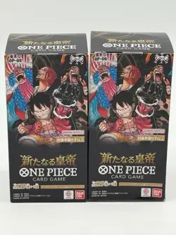 Lot of (2) One piece Emperors In The New World OP-09 Booster Box Japanese Sealed - Image 1