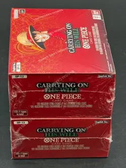 Lot of (2) One Piece English OP-13 Carrying On His Will Booster Boxes Sealed - Image 2