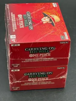 Lot of (2) One Piece English OP-13 Carrying On His Will Booster Boxes Sealed - Image 4