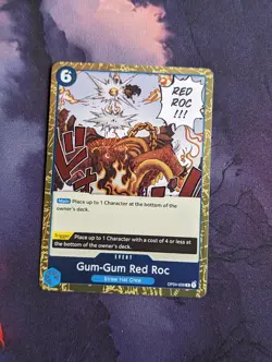 One Piece Card Game - Gum-Gum Red Roc (OP04-056) Rare - Image 1
